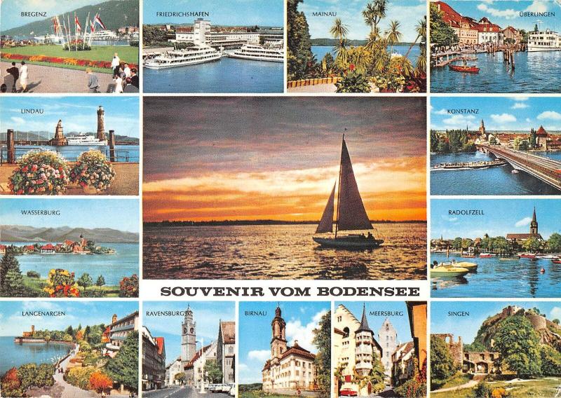 GG14078 Souvenir vom Bodensee, Wasserburg Lindau Bregenz Friedrichshafen Birnau