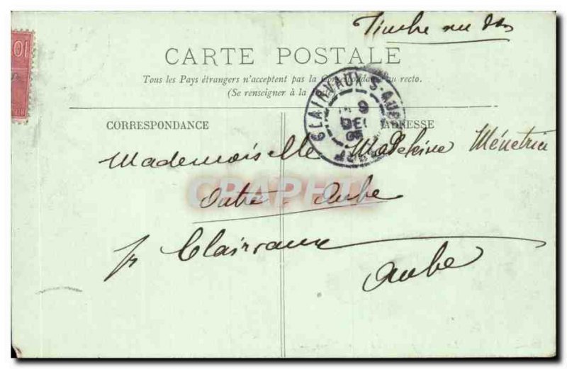 Paris 4 - The Barracks Cite Notre Dame - horse - Old Postcard