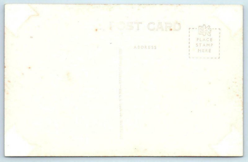 RPPC PALM BEACH, Florida FL ~ Pine Walk THE BREAKERS HOTEL c1940s Postcard