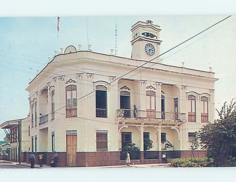 Pre-1980 CITY HALL Guanica by Ponce & Cajo Rojo & Mayaguez Puerto Rico PR AF1933