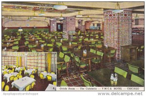 Illinois Chicago Oriole Room The Cafeteria Y M C A Hotel 1950 Curteich