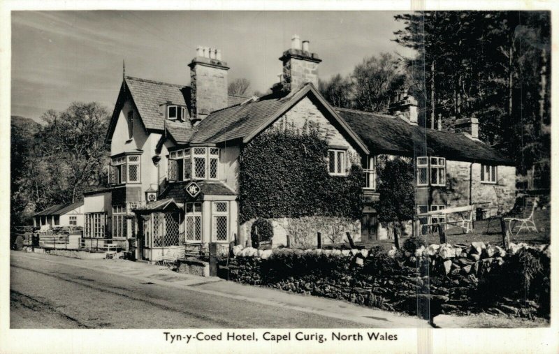 Tyn y Coed Hotel Capel Curig North Wales REAL PHOTO 03.93