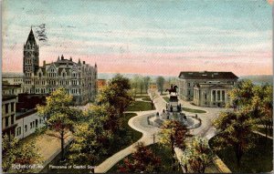 Virginia Richmond Panorama Of Capitol Square 1908