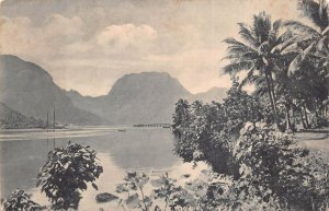 APIA SAMOA T. ANDREW POSTCARD (1910)