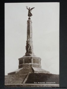 c1920 RPPC - War Memorial - Aberystwyth