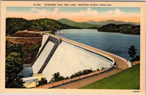 Postcard DAM SCENE Cherokee North Carolina NC AL1290