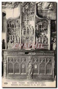 Paris - 5 - Musee de Cluny - Art Flemish altarpiece late fifteenth century Ol...