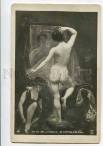 3077690 NUDE Women BALLET Dancers by ROUSSIN old SALON 1906