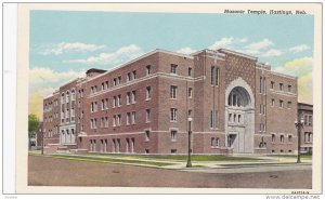 HASTINGS, Nebraska, 1910-1920s; Masonic Temple