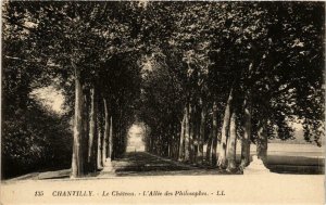 CPA Chantilly- Le Chateau, Allee des Philosophes FRANCE (1008692)