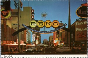 Postcard NV Reno Arch - Fun Room Brenda Lee