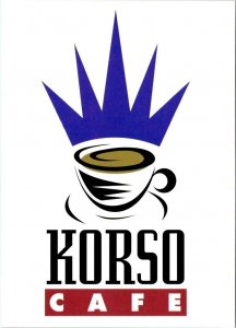 San Francisco, CA California  KORSO CAFE Coffee Shop 4X6 Advertising Postcard