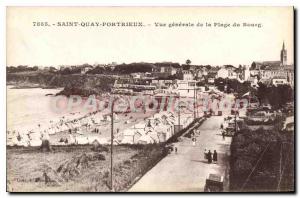 Old Postcard SAINT-QUAY-PORTRIEUX Bourg Beach