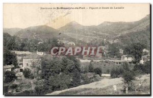 Old Postcard Environs de St Hippolyte du Fort and Figaret Road Lassalle