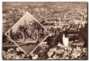 Old Postcard Casablanca The Church of Sacre Coeur Morocco