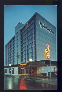 Portland, Maine/ME Postcard, Holiday Inn, Downtown, Classic Neon