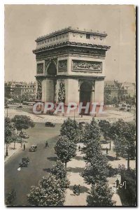 Old Postcard Paris Arc de Triomphe Etoile