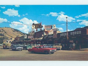 Pre-1980 SHOPS ALONG STREET Jackson Wyoming WY AF2534