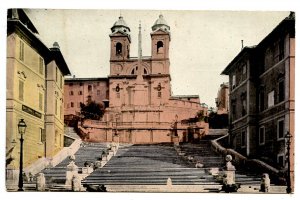 Italy - Rome. Trinita del Norti & Spanish Stairs