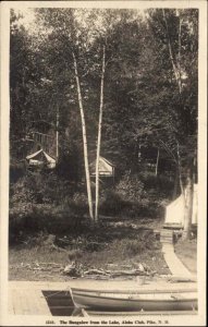 Pike New Hampshire NH Bungalow from the Lake Real Photo Vintage Postcard