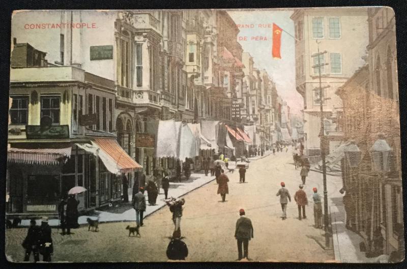 Postcard Used Constantinople Turkey US Stamp/ postmark LB