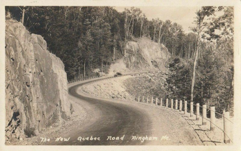 RP: BINGHAM , Maine , 1909 ; ^The New Quebec Road