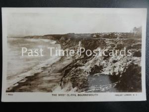 Dorset THE WEST CLIFFS Bournemouth - Old RP Postcard by Philco 4699