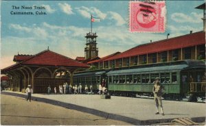 PC CUBA, THE NOON TRAIN, CAIMANERA, Vintage Postcard (b42824)