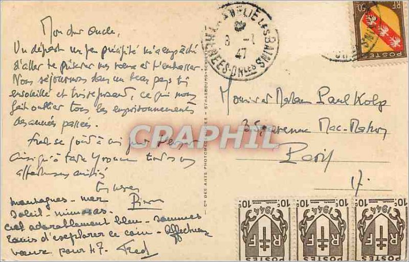 Old Postcard The Vermilion Port Vendres Cote Travers View Tamaris