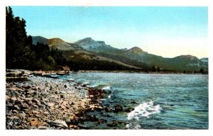 Yellowstone National Park, J.E. Haynes,  Colter Peak Yellowstone Lake