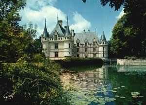 Postcard En Touraine Azay-Le-Rideau Indre & Loire Le Chateau Central France