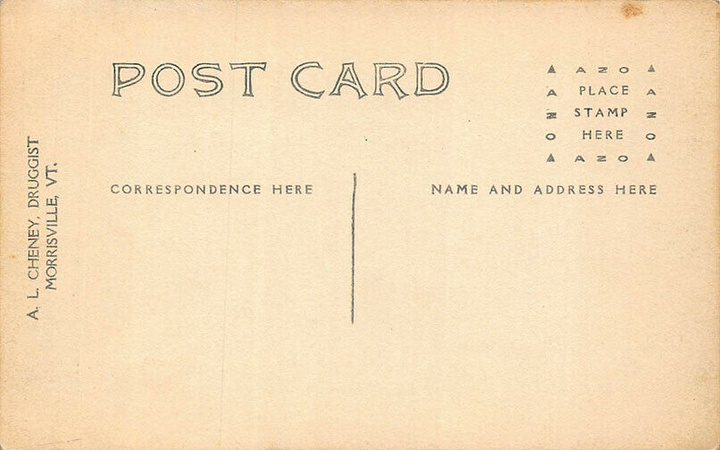 Morrisville VT Main Street Dirt Street Storefronts Horse & Wagons