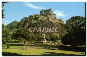 Modern Postcard Edinburgh The Castle