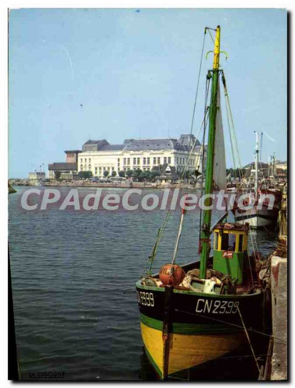 Modern Postcard Trouville Queen Casino Beaches and harbor