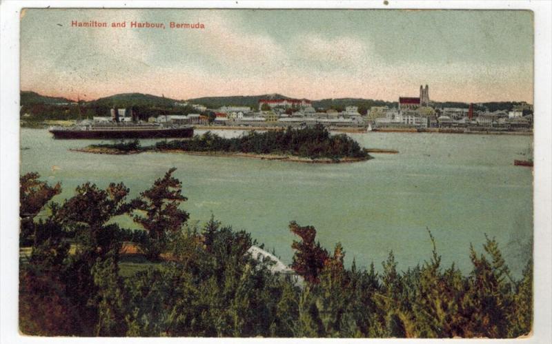 Bermuda Hamilton Harbor  Ship Arriving