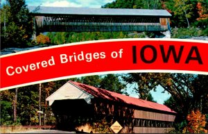 Iowa Covered Bridges Split View