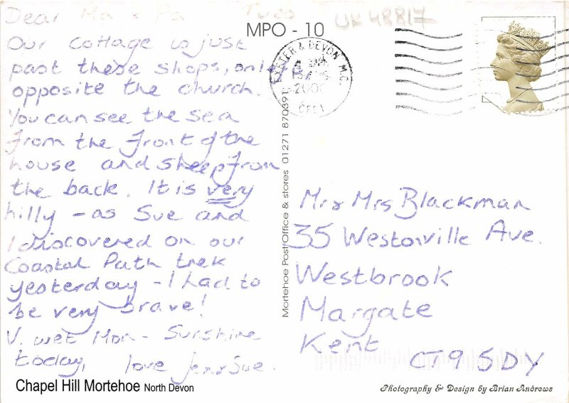 uk48817 mortehoe north devon uk