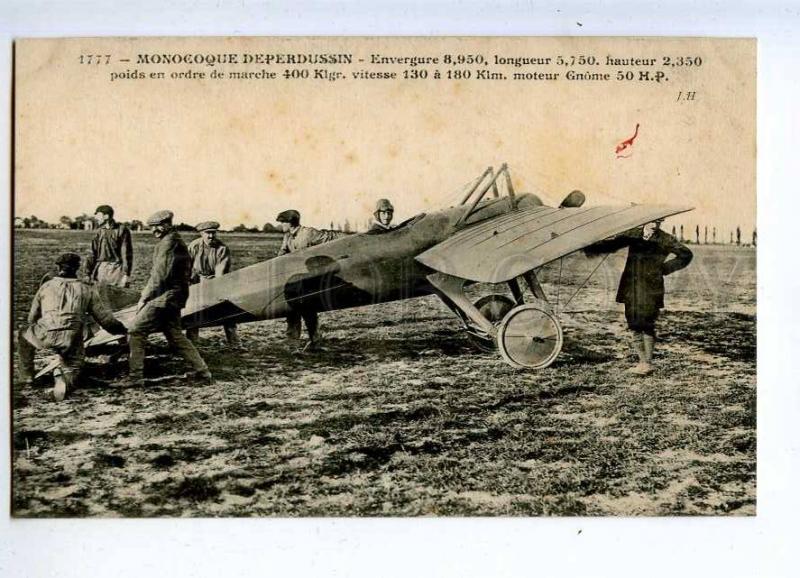 205354 FRANCE AVIATION airplane Deperdussin Hauser #1777