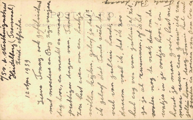 Africa Zululand Real Zulu Natives RPPC 05.51