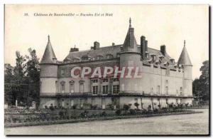 Old Postcard Rambouillet The castle