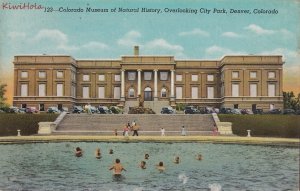 Postcard Colorado Museum of Natural History Overlooking City Park Denver CO