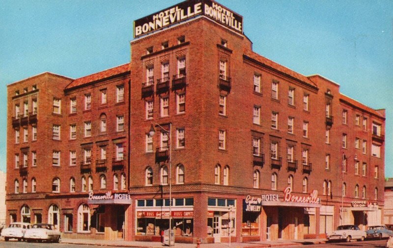 Vintage Postcard Hotel Bonneville The Only Fireproof Hotel Idaho Falls Idaho ID