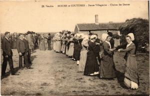 CPA Vendée - Moeurs et Coutumes - Danse Villageoise - Chaine des Dames (297658)