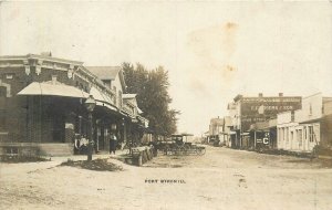 Postcard RPPC C-1910 Illinois Port Byron Street View 23-13812