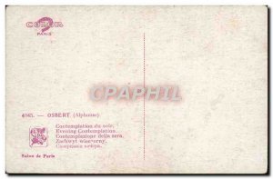 Postcard Old Osbert Evening Contemplation