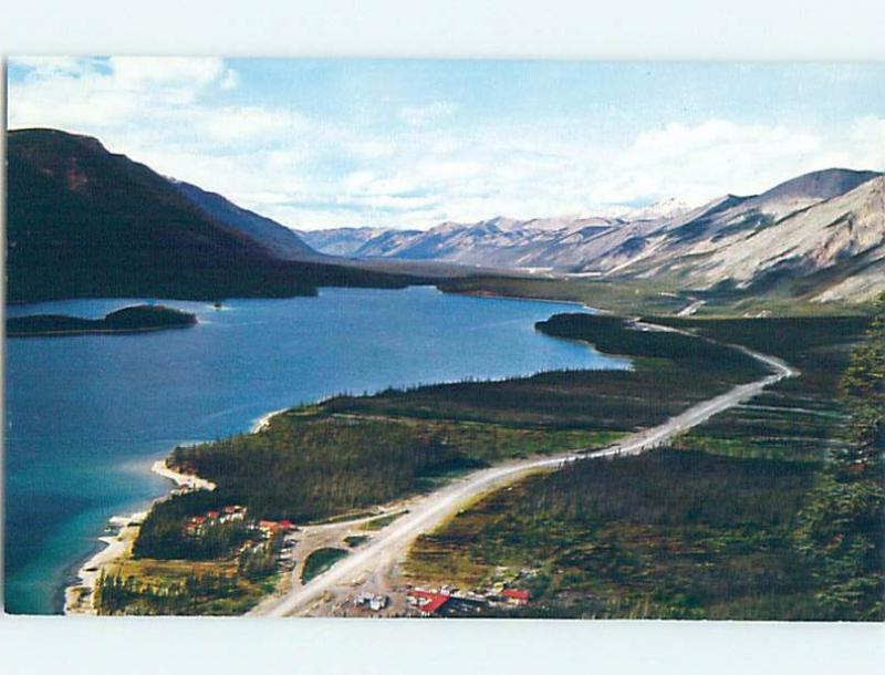 Pre-1980 LAKE SCENE Muncho Lake - Near Toad River British Columbia BC F3182