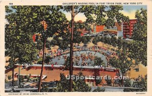 Children's Wading Pool, Tryon Park - New York City s, New York NY  