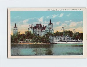 Postcard Boldt Castle, Heart Island, Thousand Islands, Alexandria Bay, New York