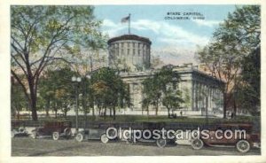 Columbus, Ohio, OH State Capital USA 1930 close to perfect corners, postal us...