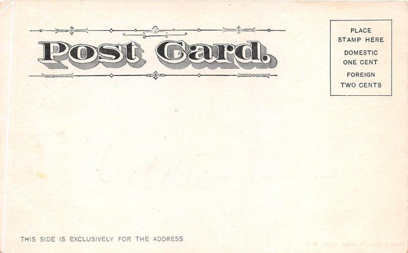 Frankfort Michigan~White Caps-Large Waves by Pier~c1905 Postcard